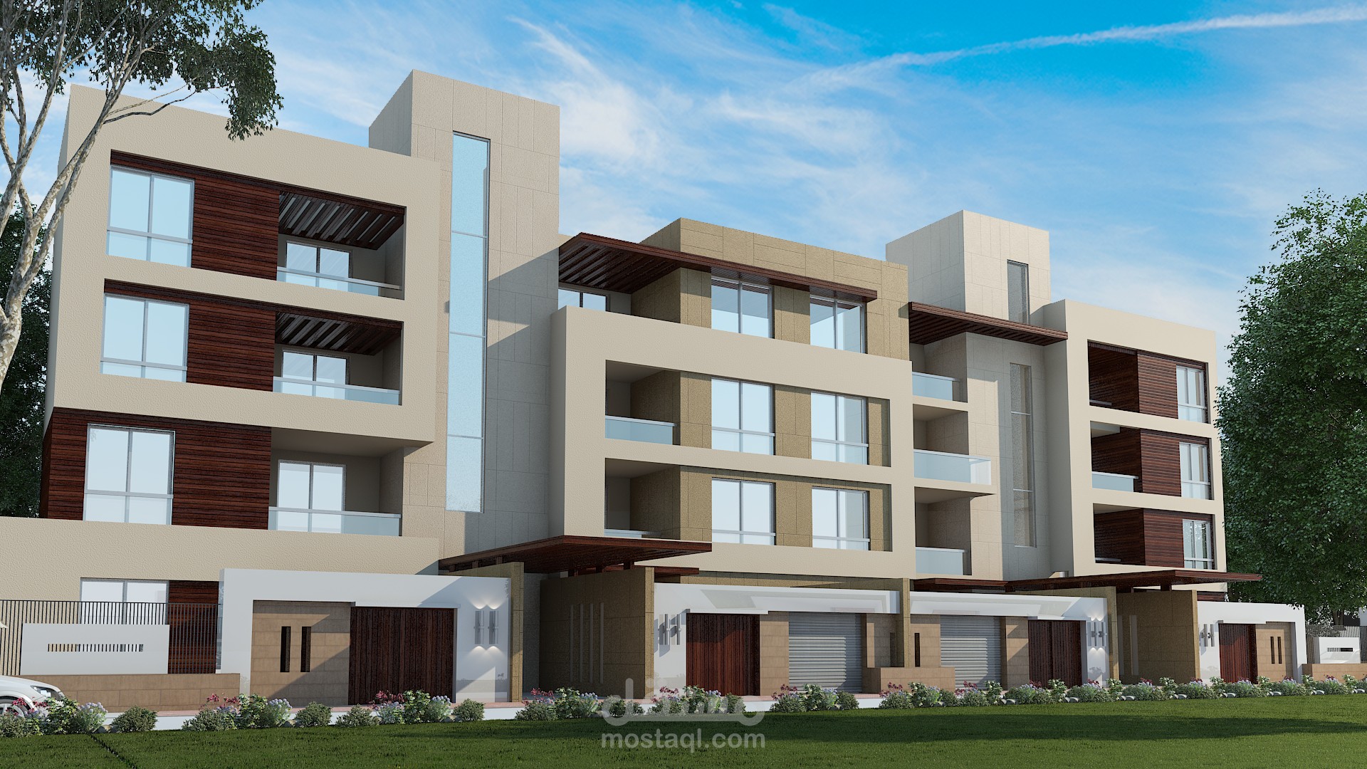 تصميم معمارى للمبانى السكنية