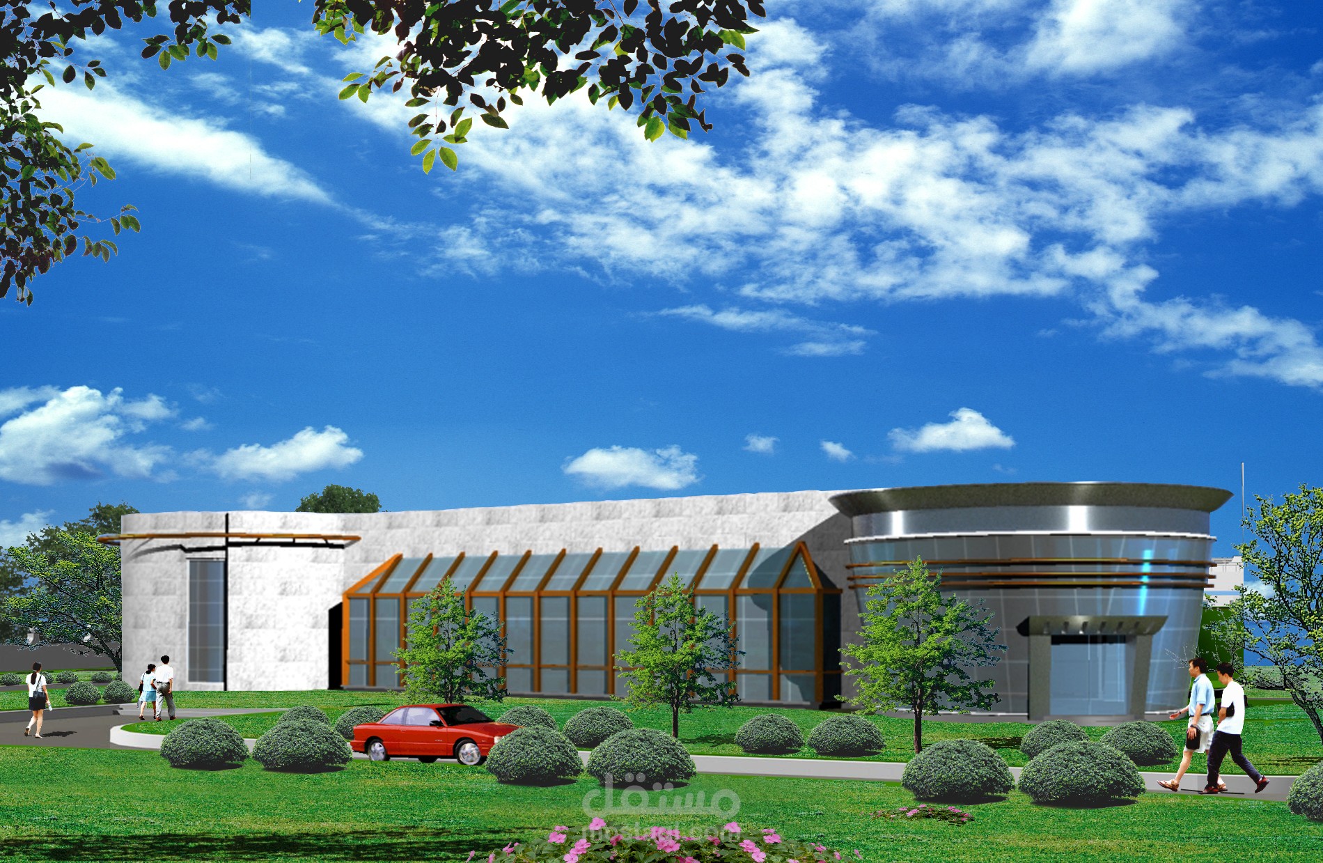 تصميم استراحة للرجال