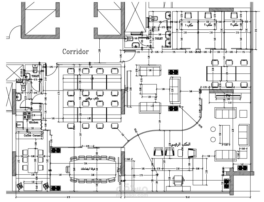 تصميم مكتب إدارى بالسعودية