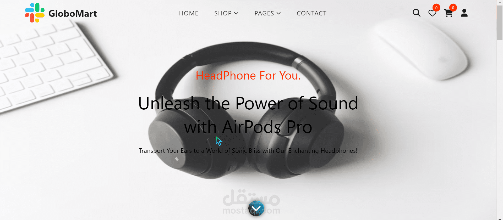 e-commerce website