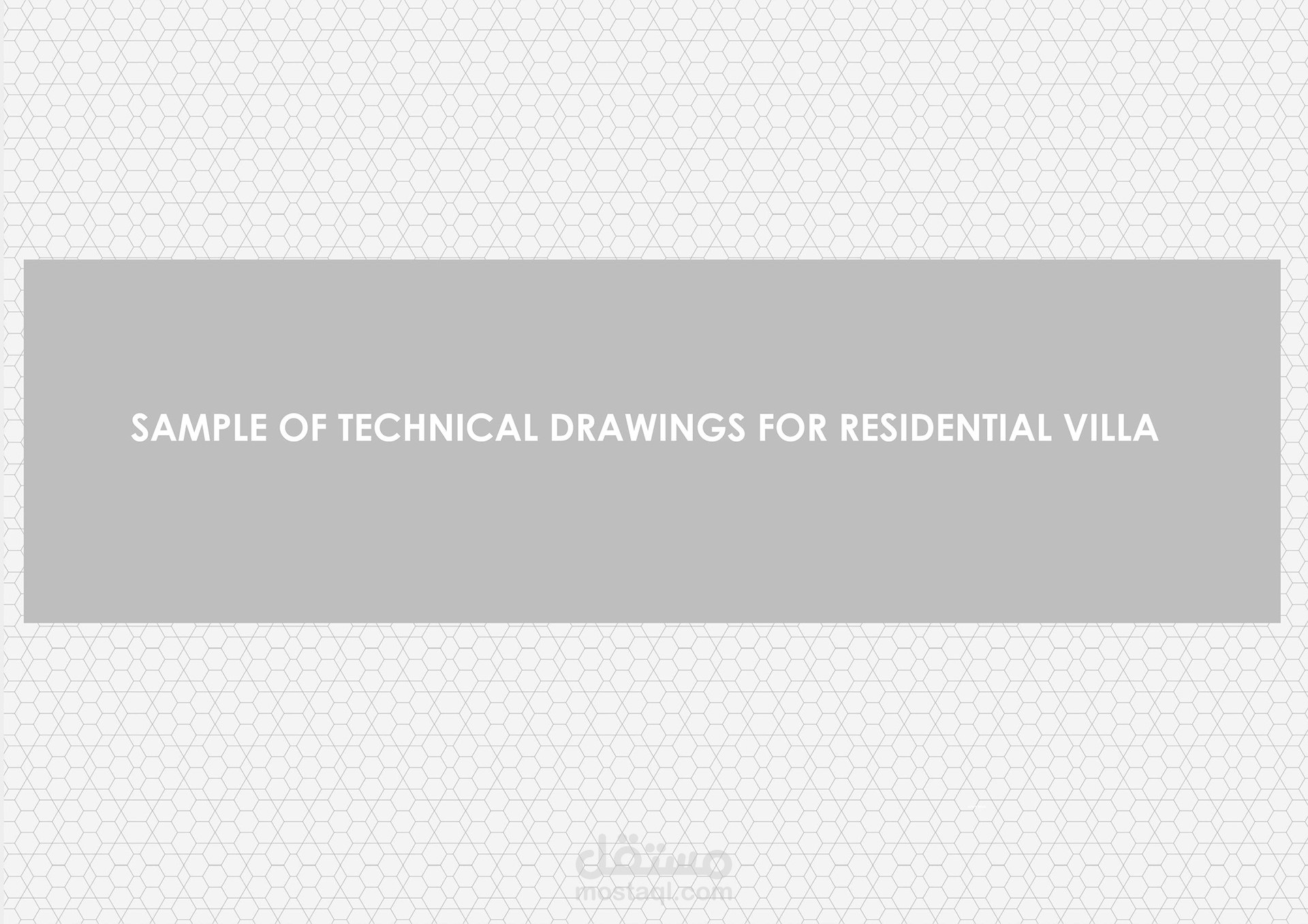 Sample of Technical drawings