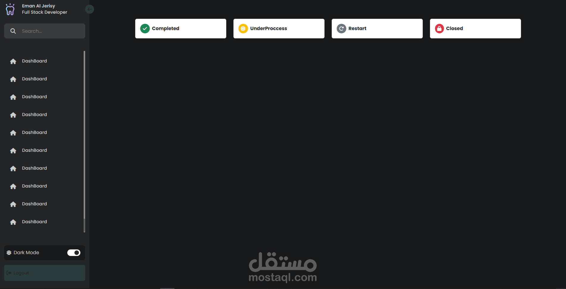 SideBar DarkMode