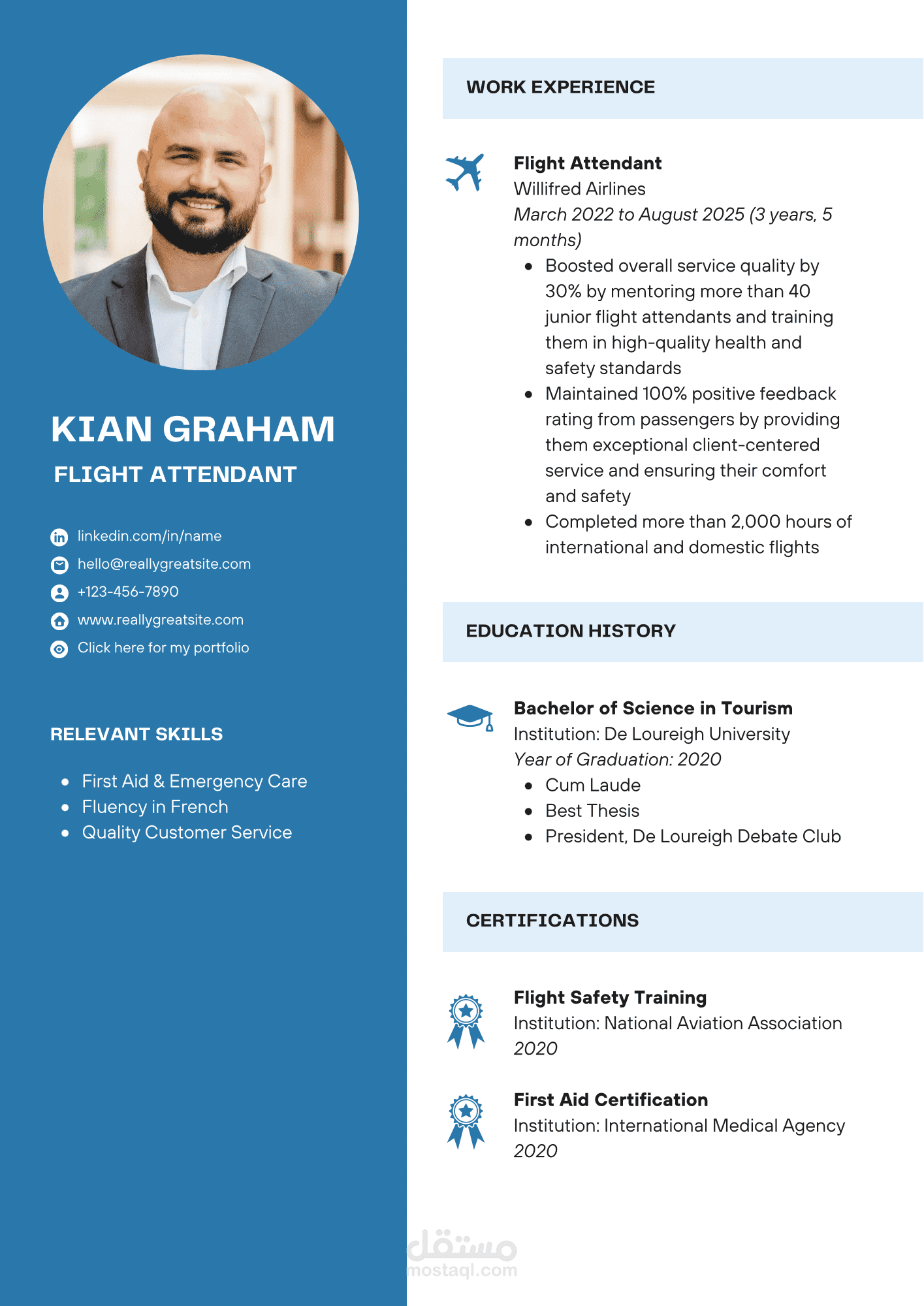 تصميم سيرة ذاتية باللغة الانجليزية