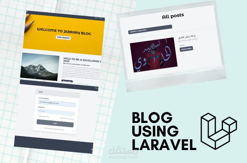 BLOG using laravel