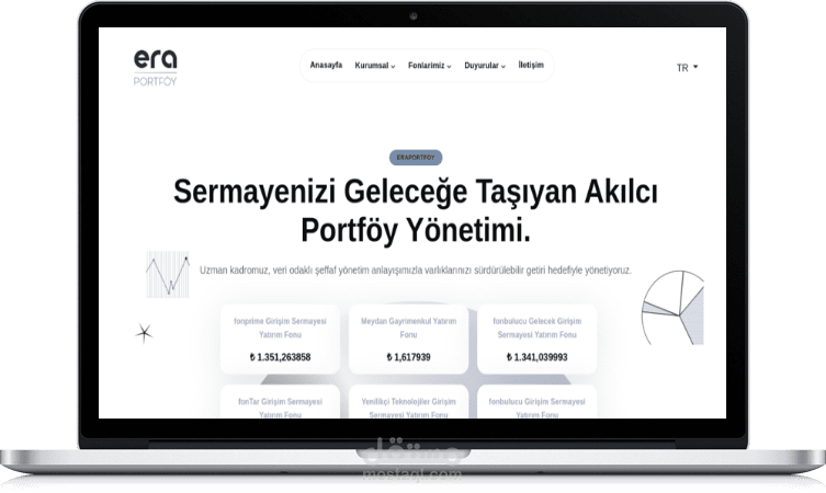 موقع إلكتروني لشركة استشارات استثمارية