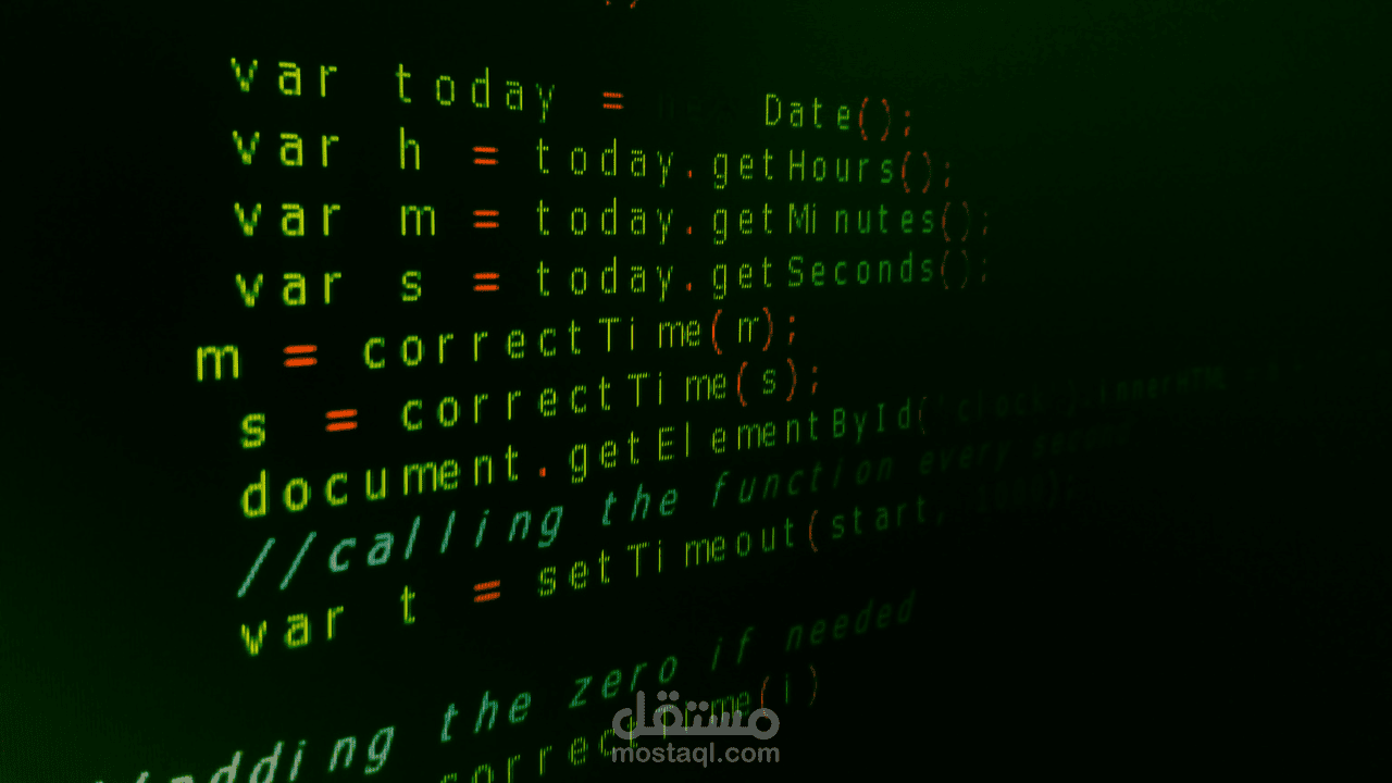 تطوير موقع الكتروني متجاوب باستخدام HTML/CSS/JS