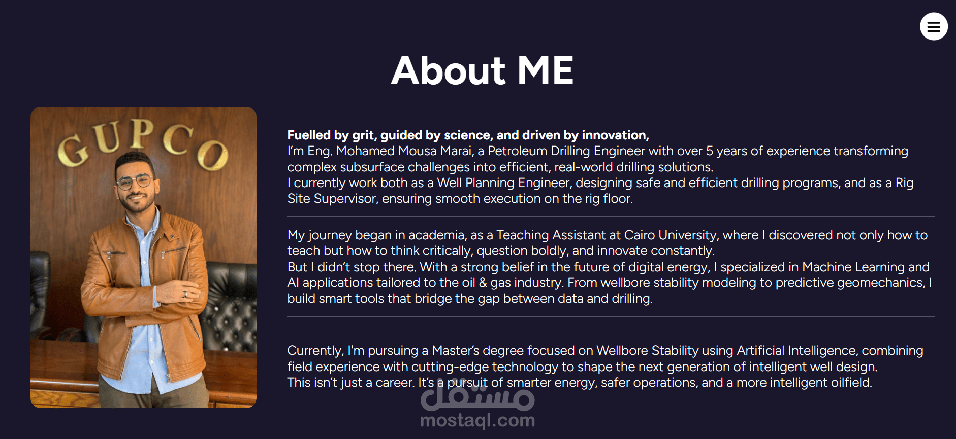 Personal Portfolio Website | React.js & SCSS