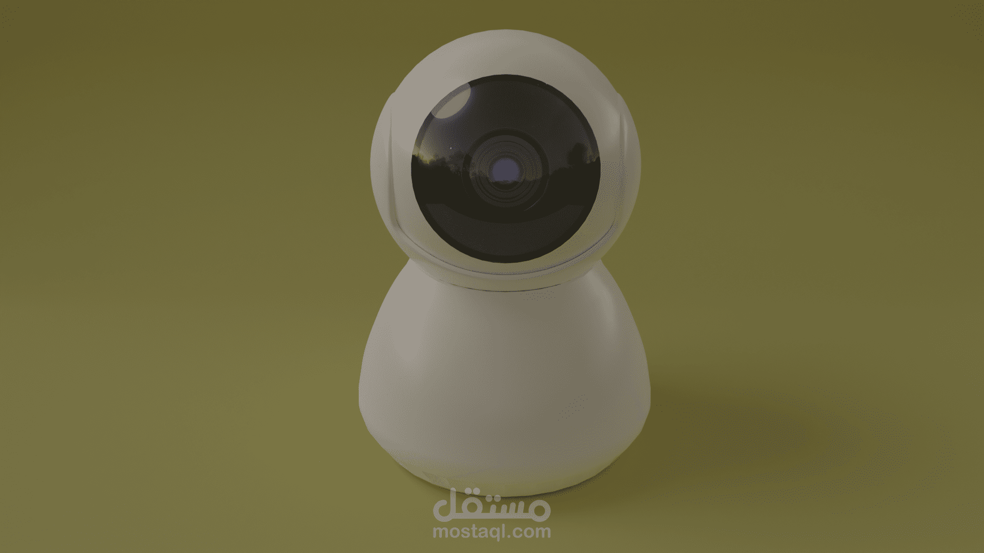 تصميم كاميرا مراقبة(3D)