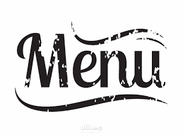 منيو مطعم Menu for Ristorante