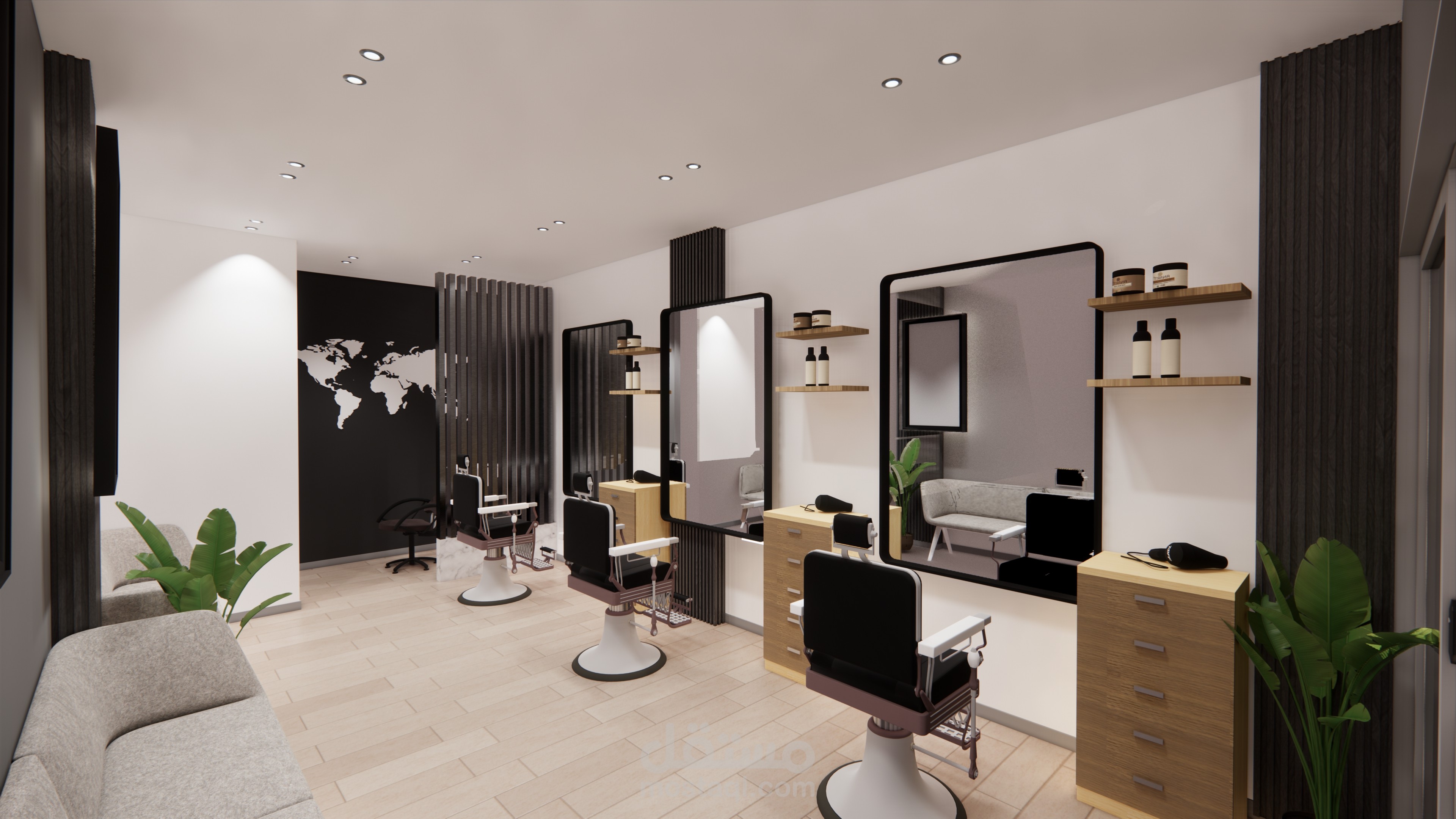Men's beauty salon
