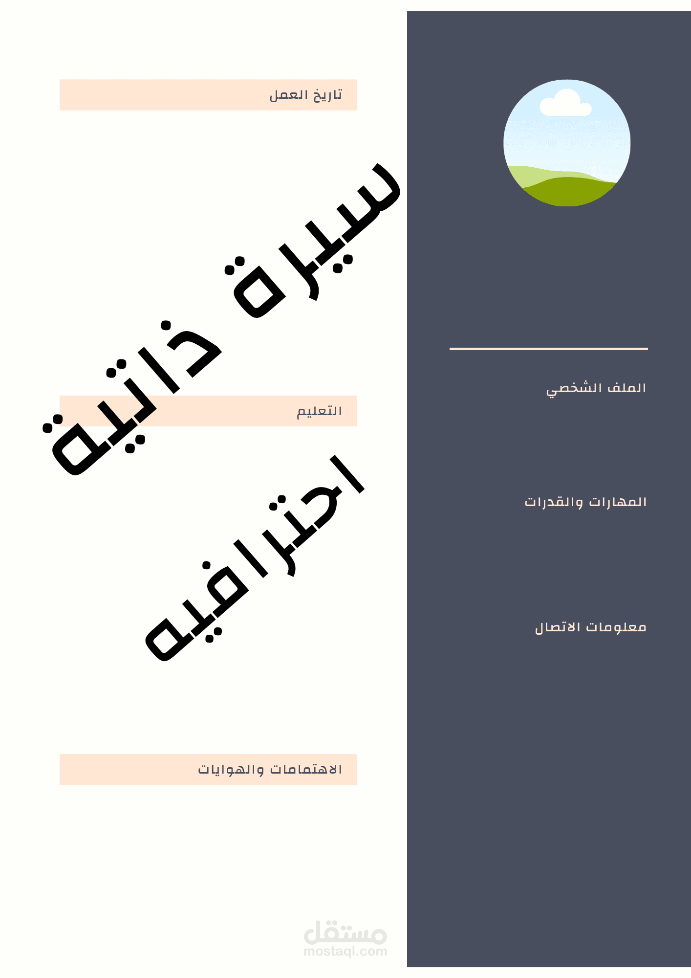 سيرة ذاتية
