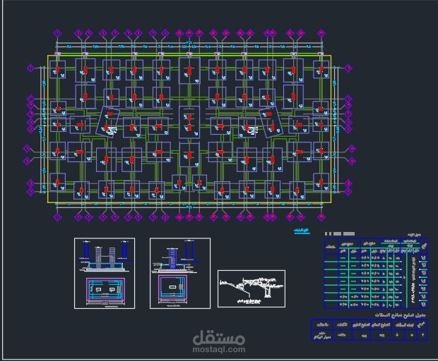 عمل الرسومات الانشائية ( CAD - Revit )