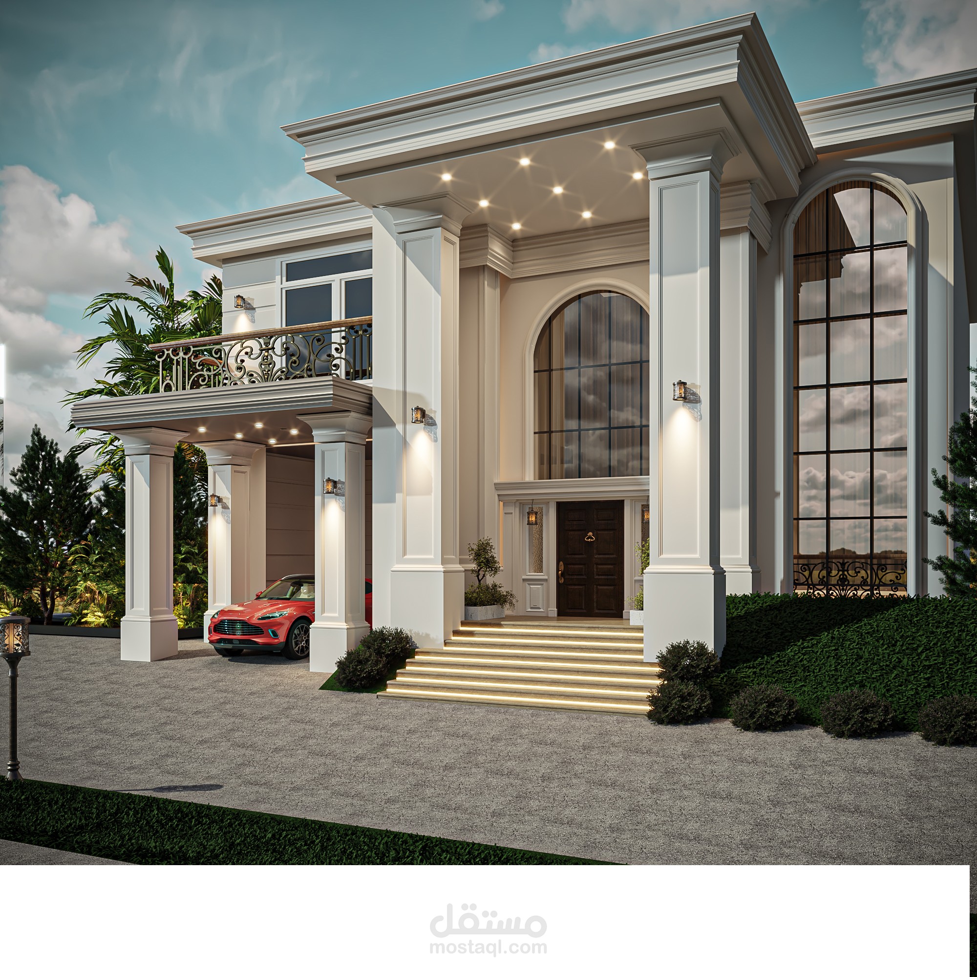 تصميم فيلا بالسعوديه