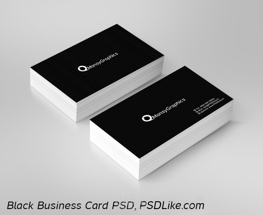 Black Business Card