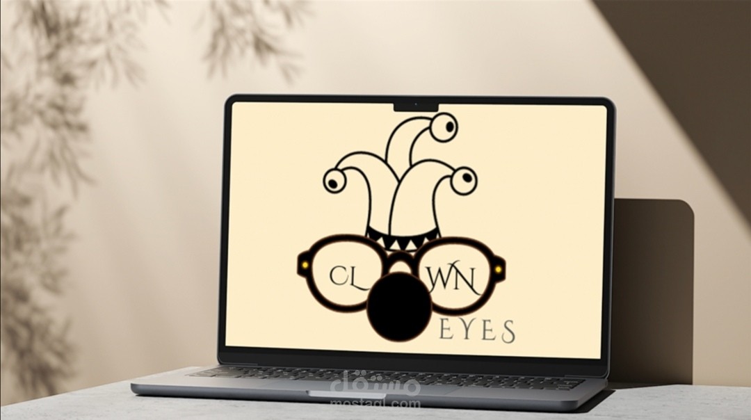 لوجو لGlasses optical shop باسم clown eyes
