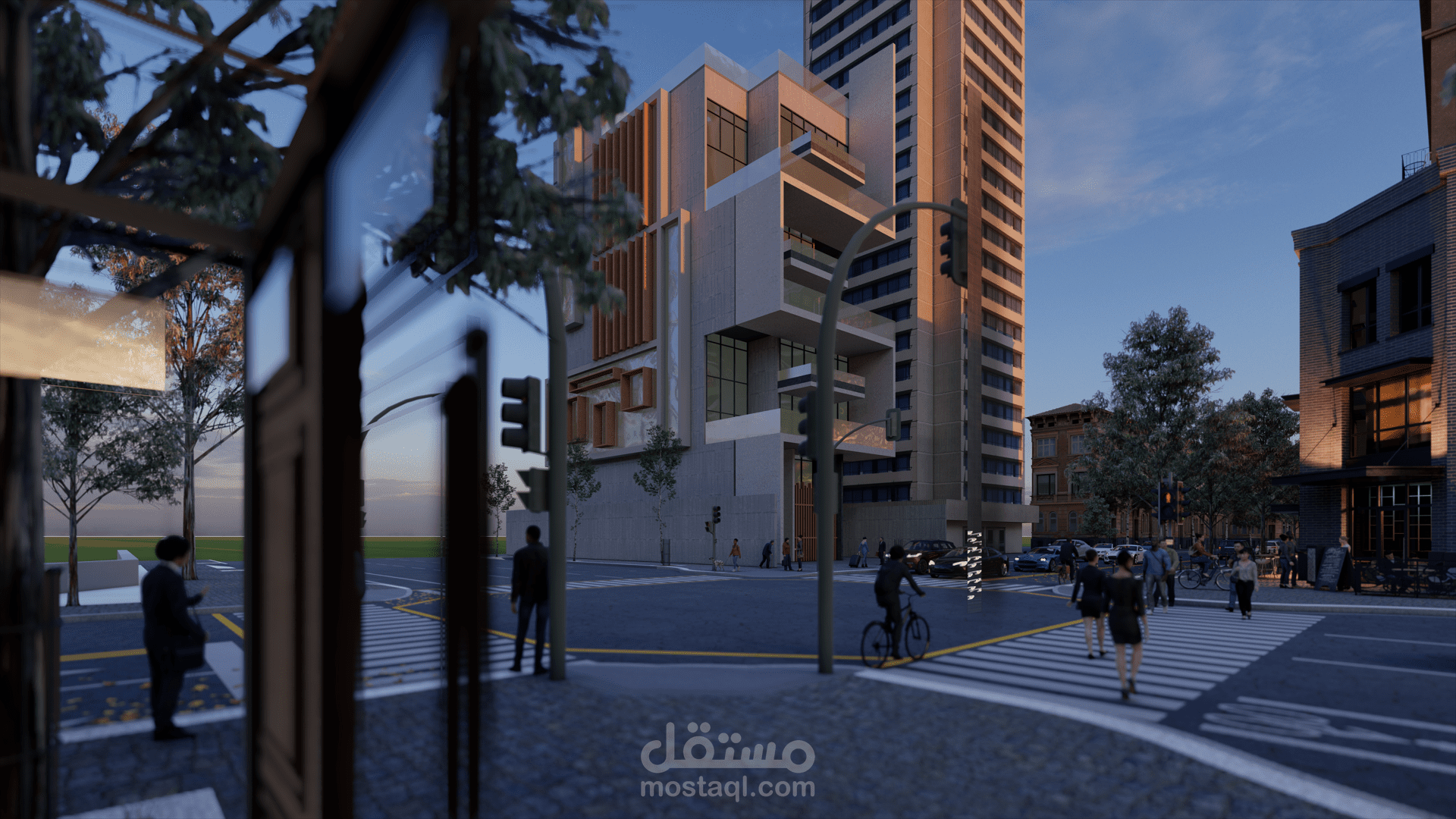 عمارة سكنية حديثة