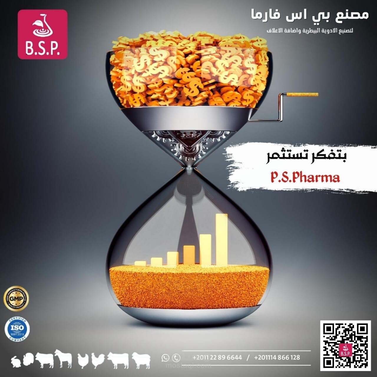 مصنع بي اس فارما لانتاج ادوية واعلاف الدواجن