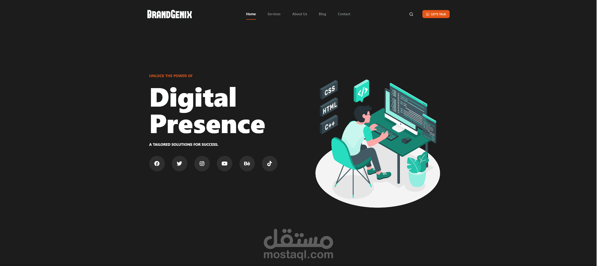 موقع شركة BrandGenix