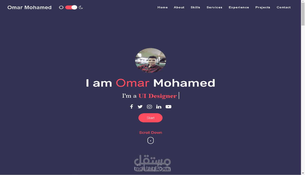 الموقع الشخصي الخاص بي