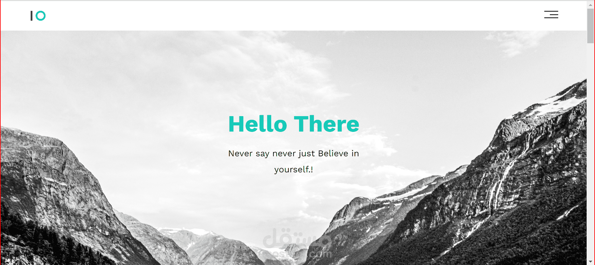 تصميم صفحة هبوط Landing Page بواسطة HTML & CSS