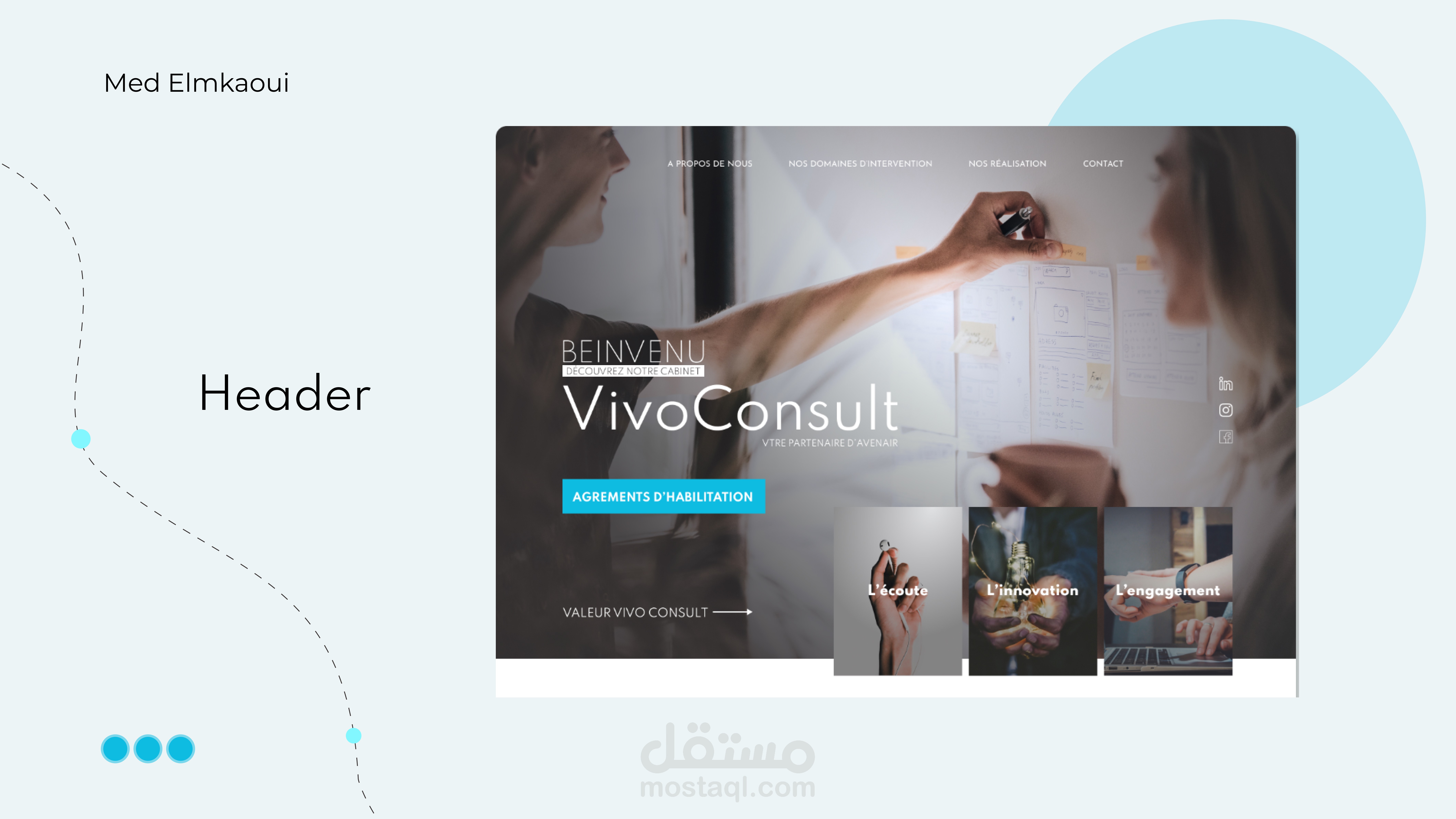 موقع خاص بوكالة استشارات