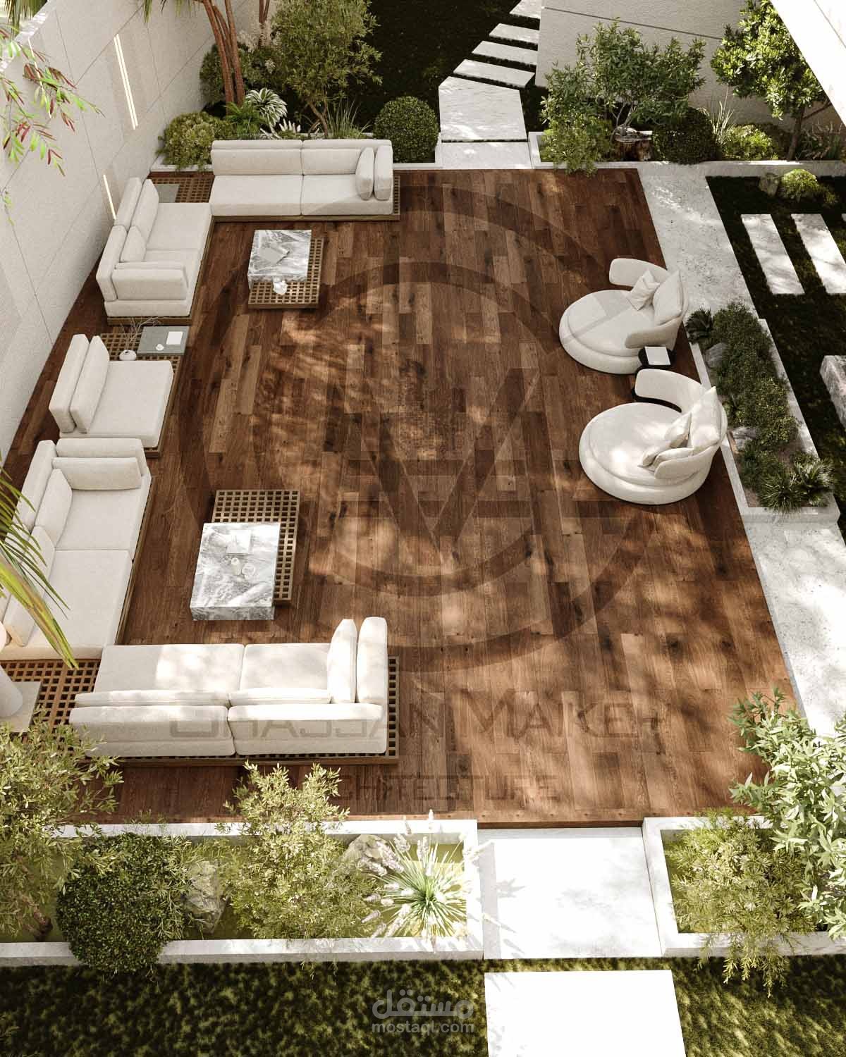 VILLA DESIGN ( LANDSCAPE) IN KSA