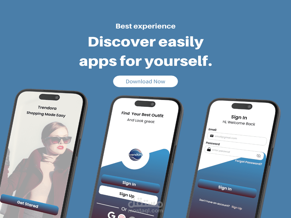 تصميم متجر ملابس