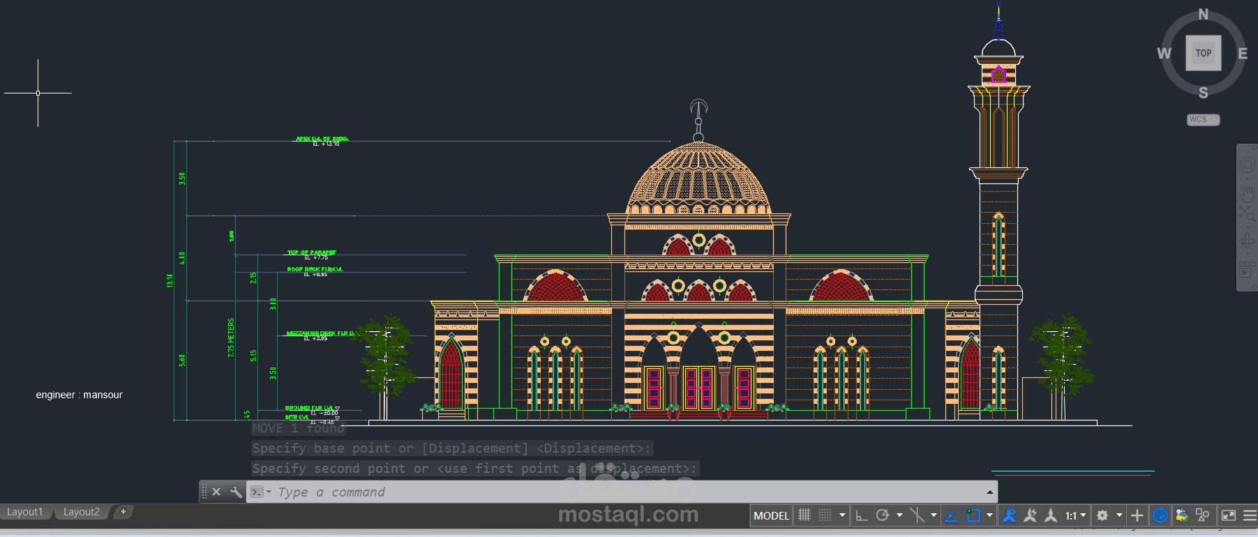 تصميم 2D انشائي ومعماري