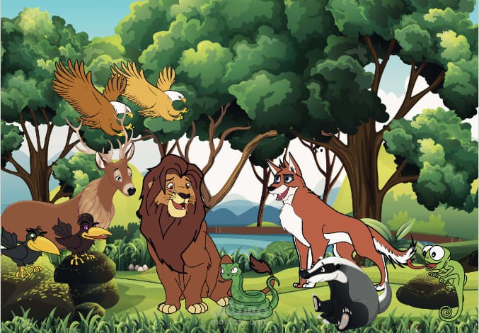 رسم شخصيات  و المشاهد الكرتونية