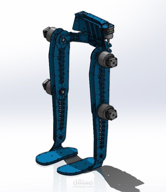 تصميم ميكانيكي لروبوت ال exoskeleton