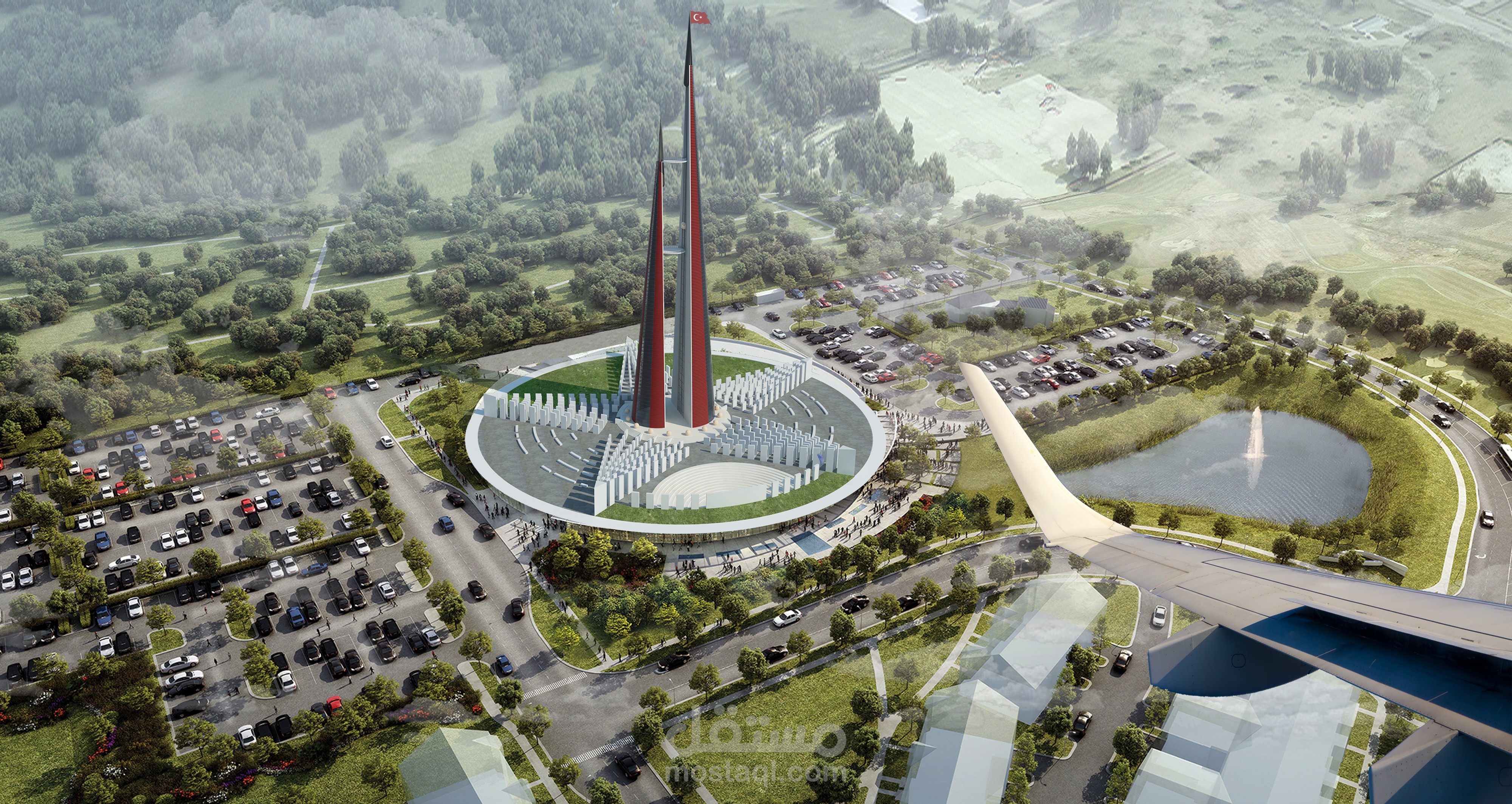 تصميم صرح لمسابقة العمارة في تركيا