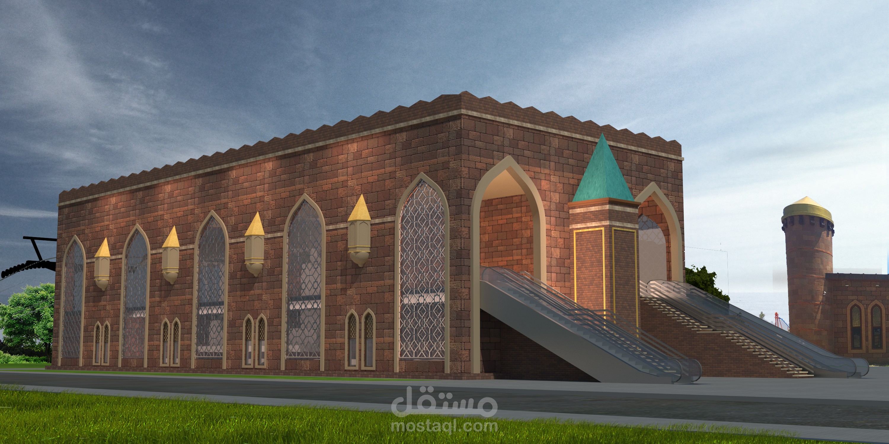 تصميم محطة تلفريك