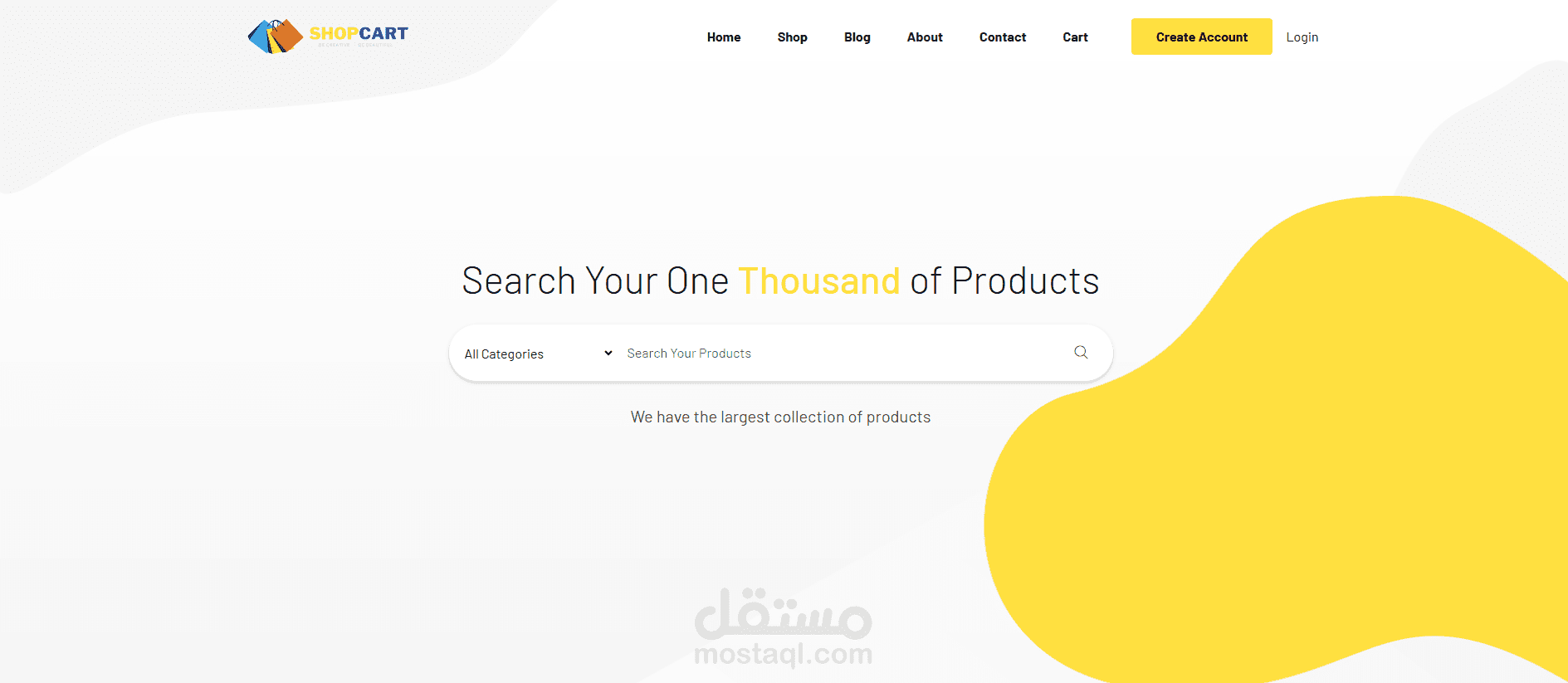 Ecommerce تجربة تسوق إلكتروني ذكية وسلسة!