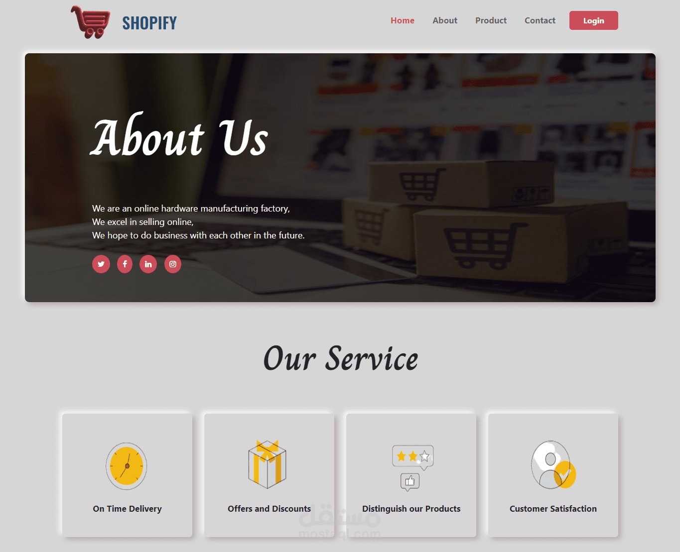 Ecommerce project