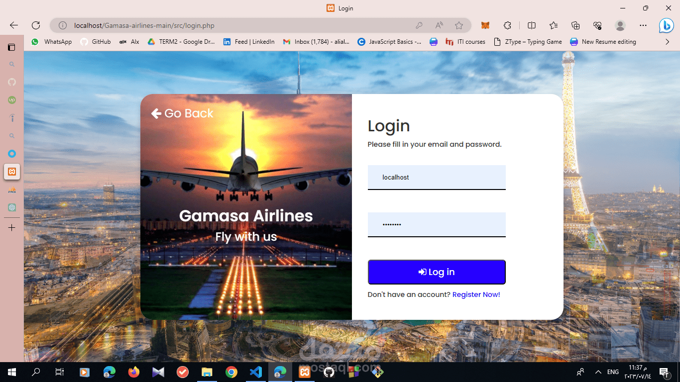 موقع حجز رحلات طيران - Gamasa Airlines
