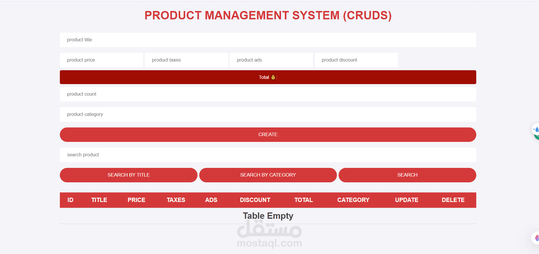 Product-Management-System-CRUDS