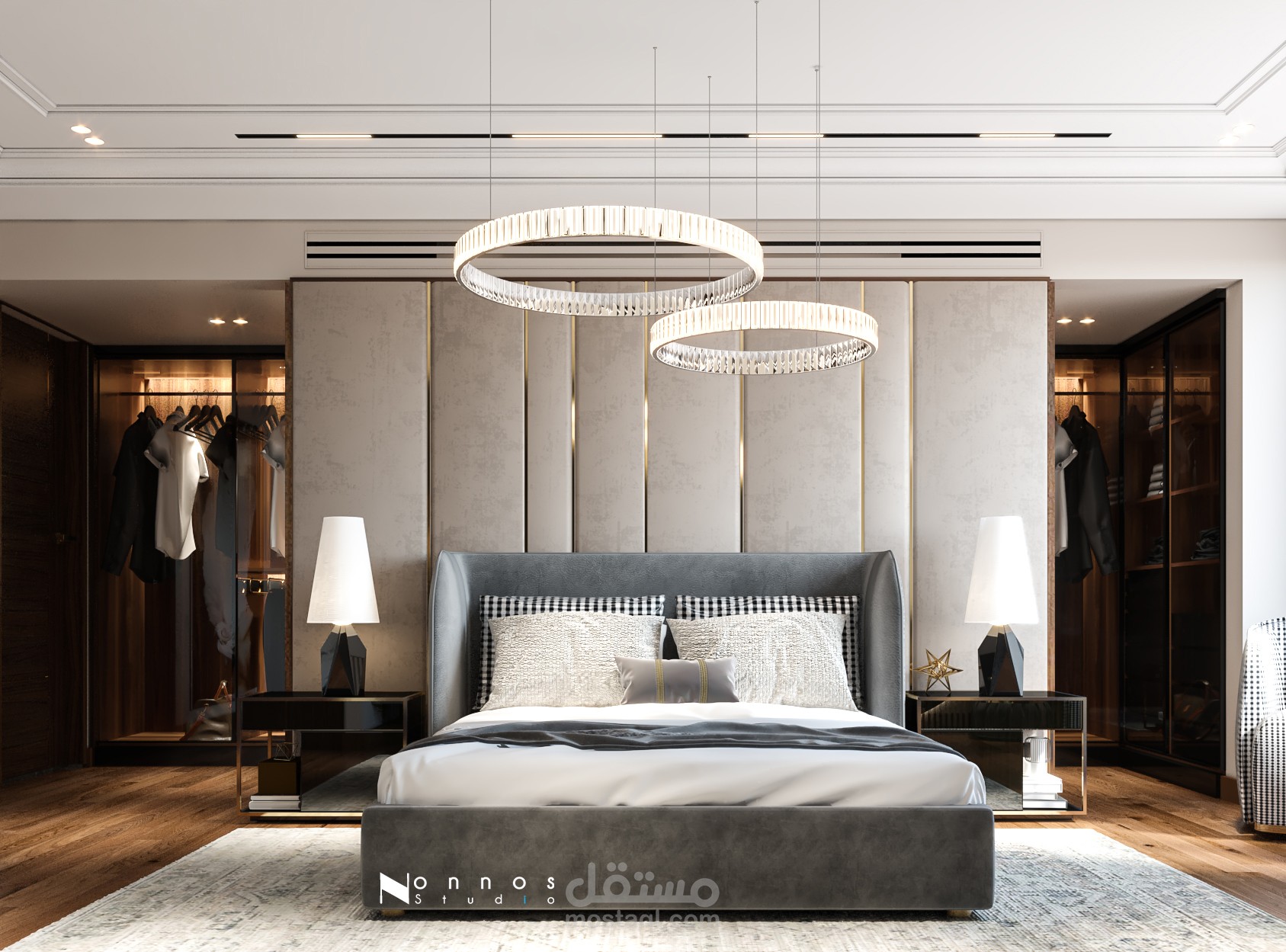 تصميم غرفه نوم ماستر مودرن