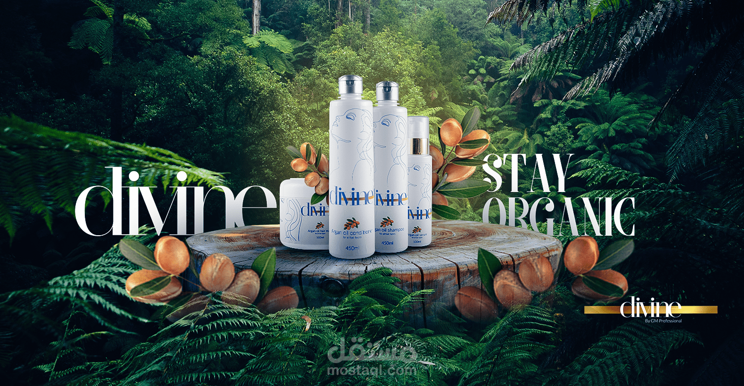 Divine cosmetics - Social media design