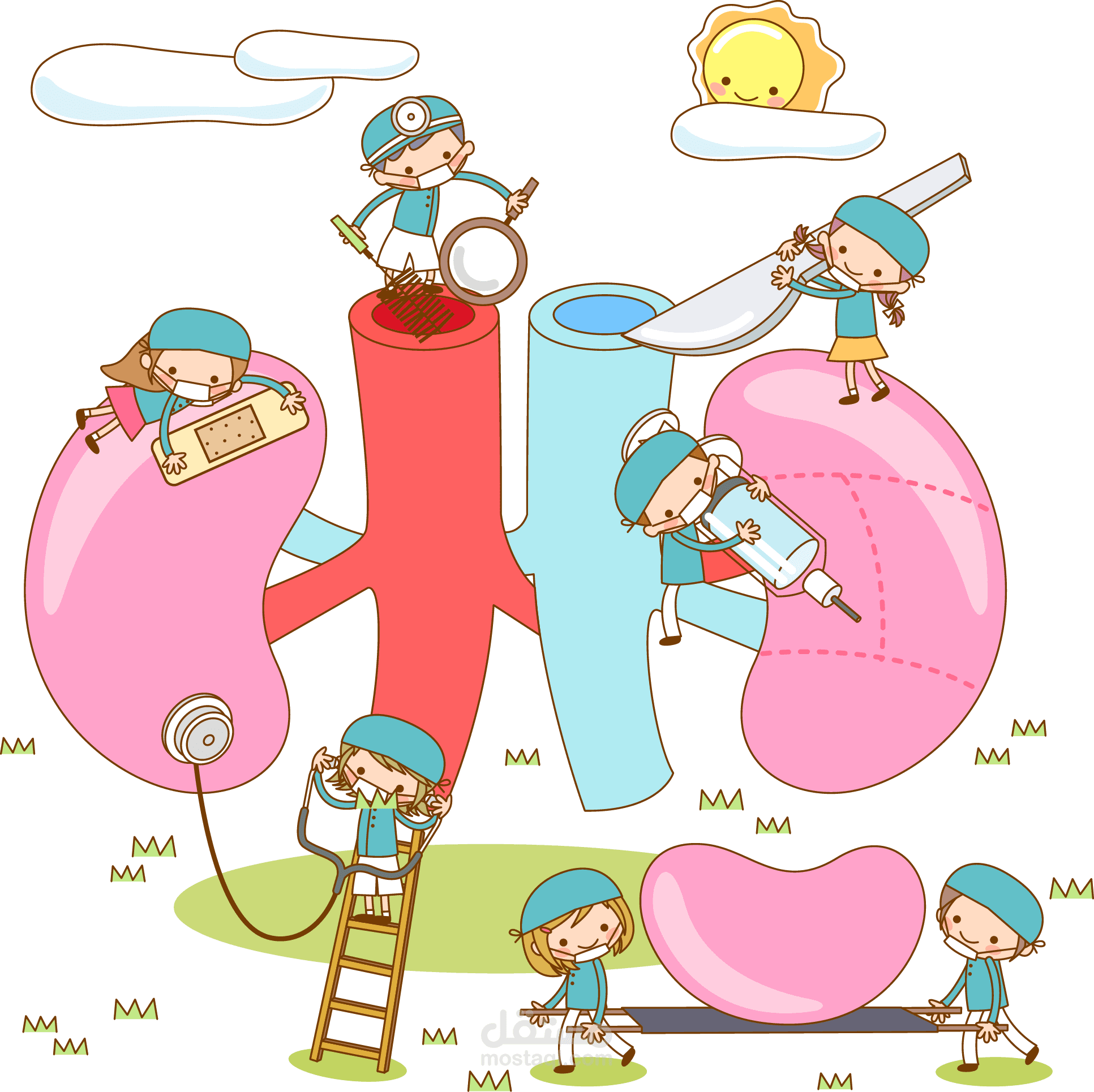 فيديو قصير بعنوان النظام الصحى