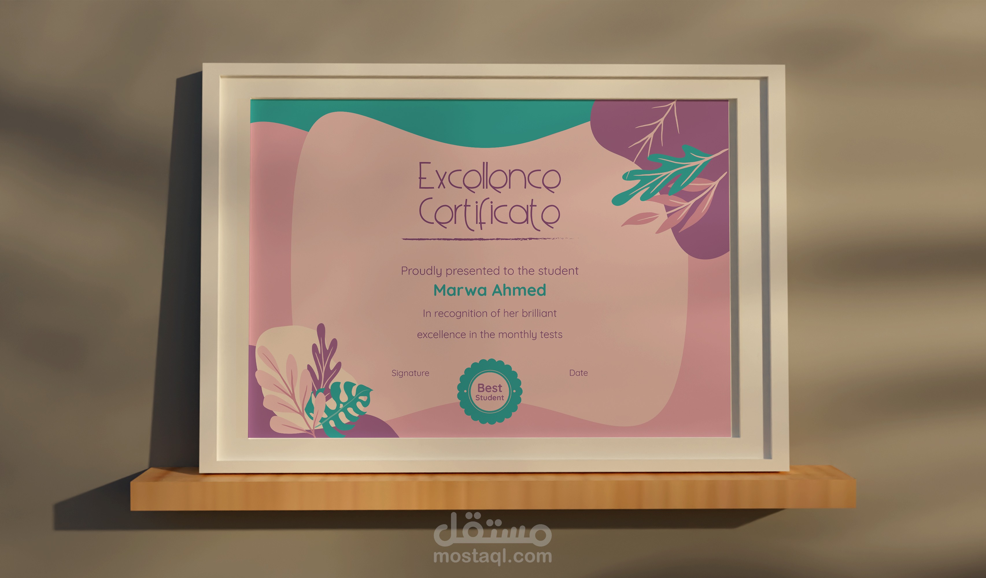 Certificate design