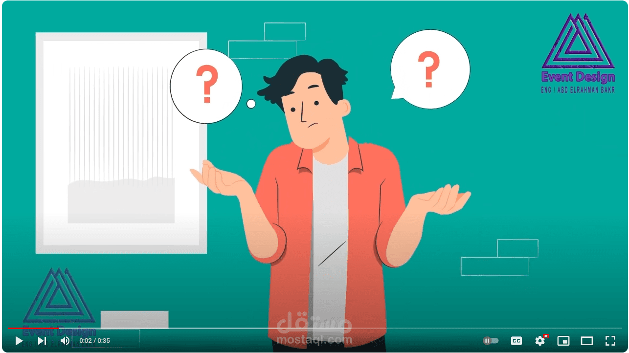 An advertising motion graphic video for one of the finishing companies