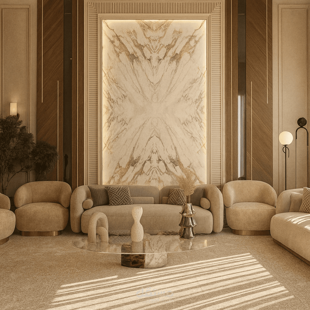 تصميم ريسيبشن علي نظام النيو كلاسيك