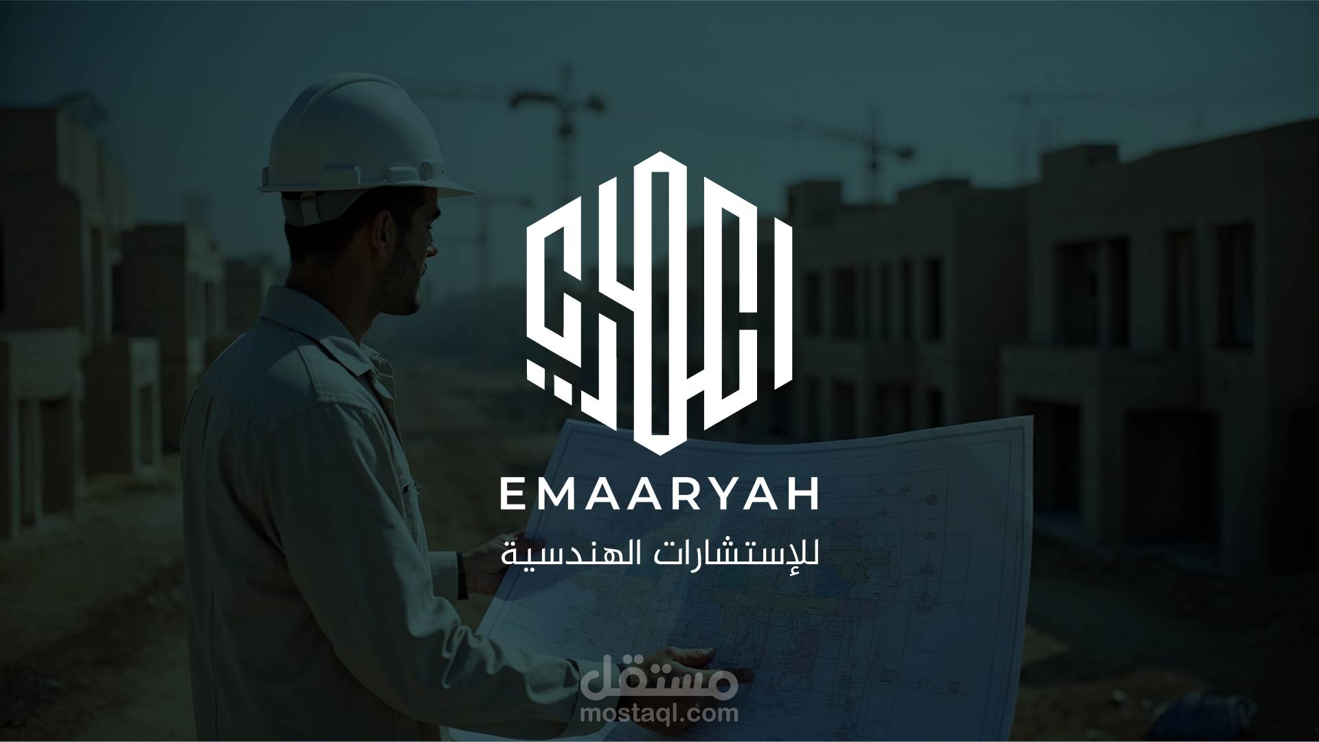 تصميم شعار وهوية بصرية مبتكرة لشركة إعماريا الهندسية