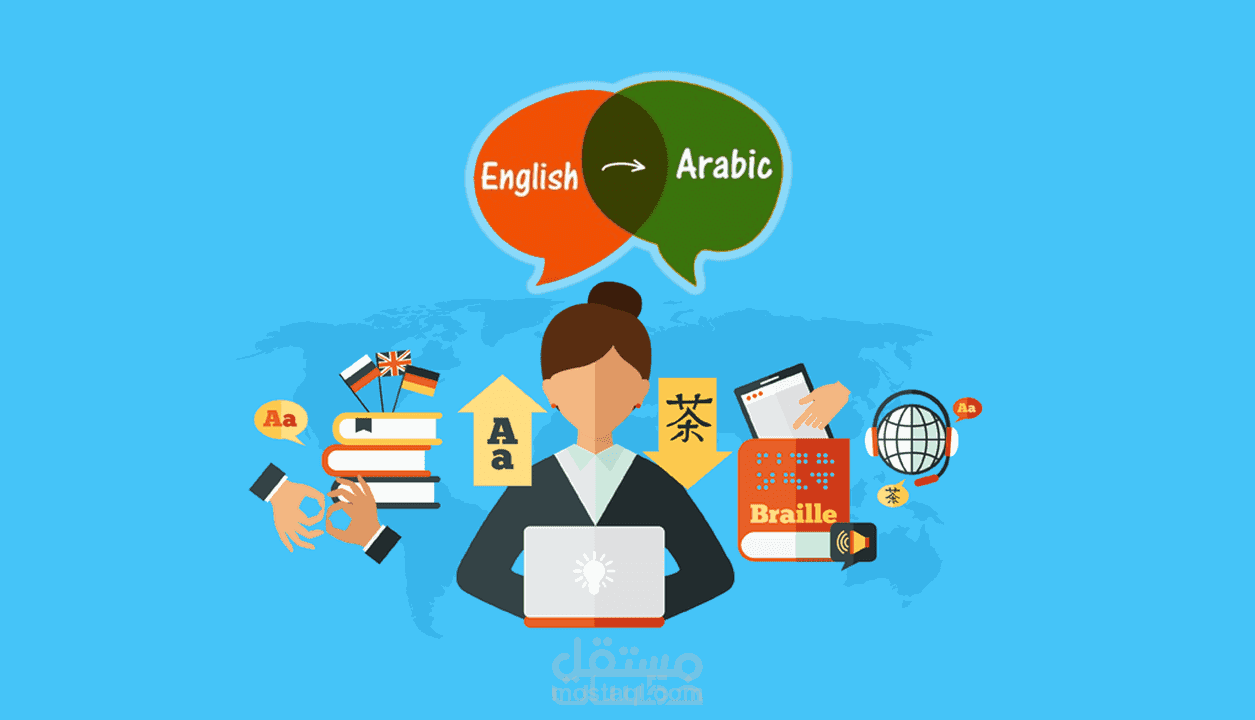 ترجمة نصوص منوعة من الإنجليزية إلى العربية والعكس