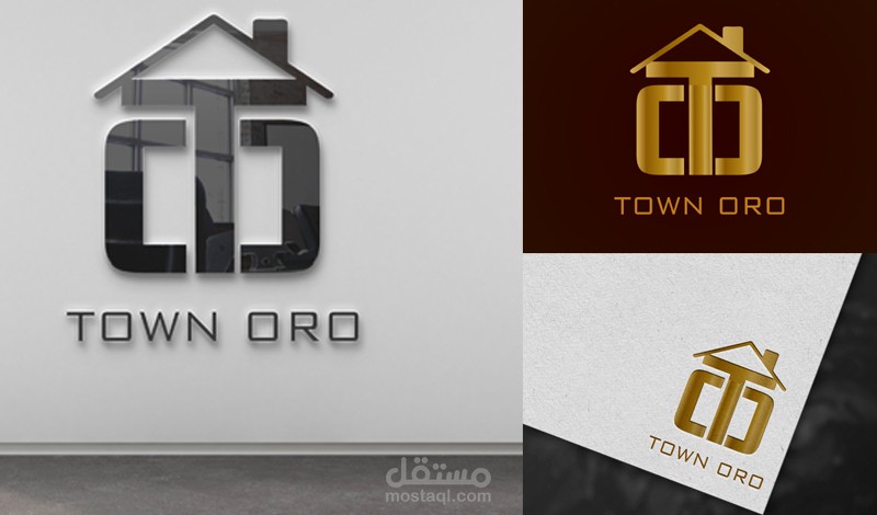 شعار لوجو لشركة عقارات