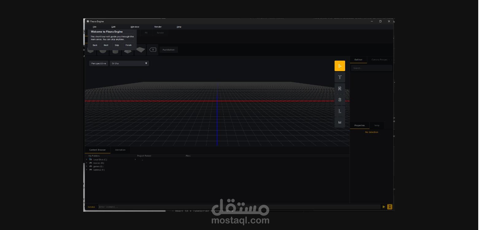 FleuraEngine - محرك ومحرر جرافيك ثلاثي الأبعاد بـ Vulkan وQt6