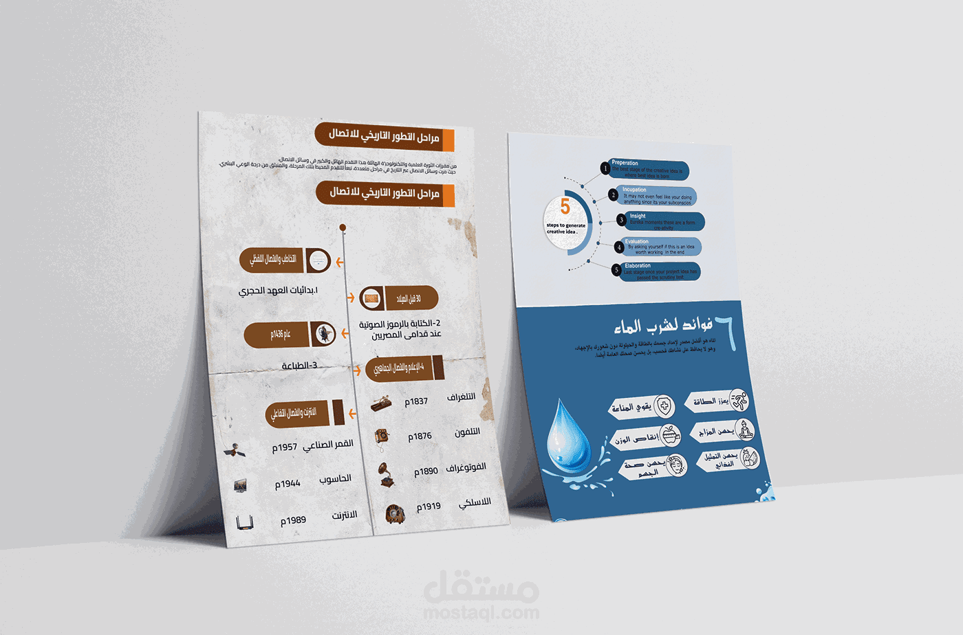 تصميم انفوجرفيك على إليستريتور وورد