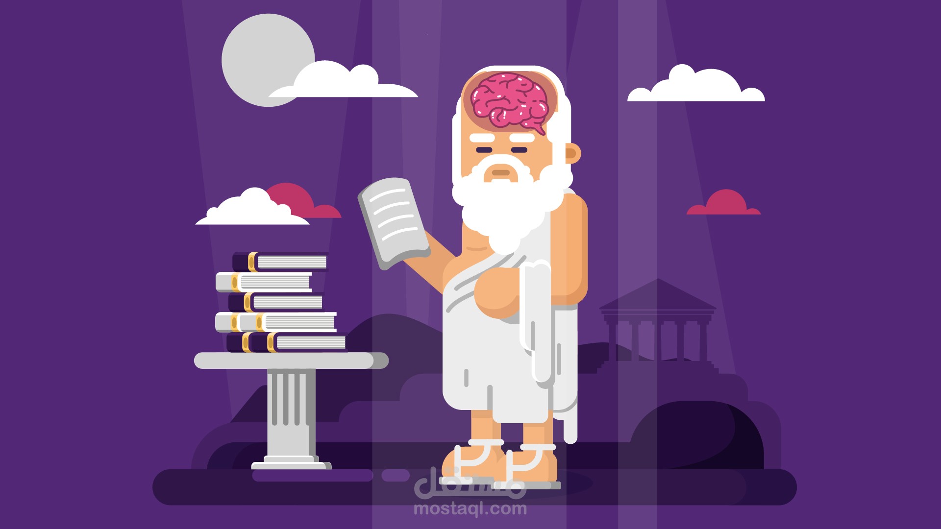 فيديو اعلاني لتطبيق نوري باستخدام الرسوم المتحركه