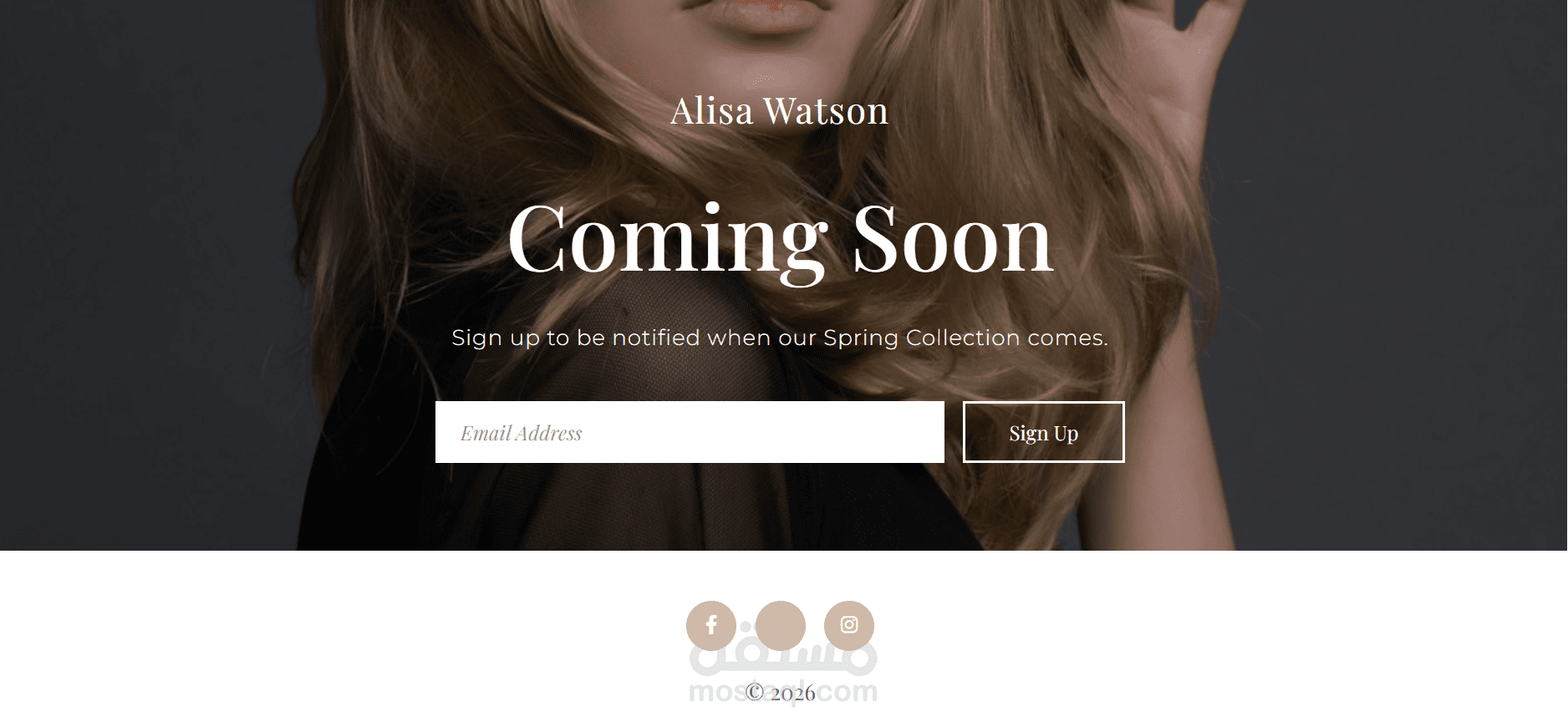 تصميم وتطوير صفحة هبوط (Landing Page) احترافية