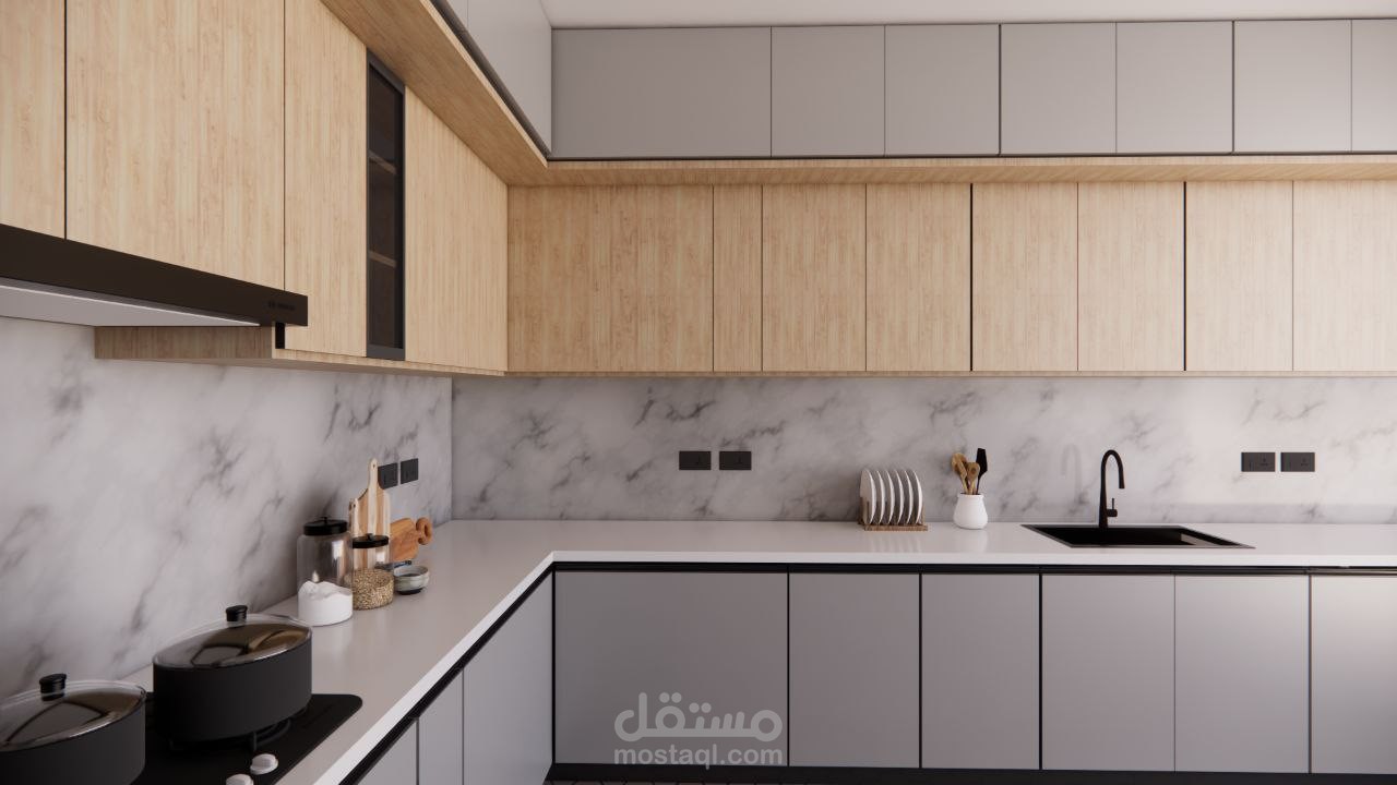 رفع وتصميم مطبخ